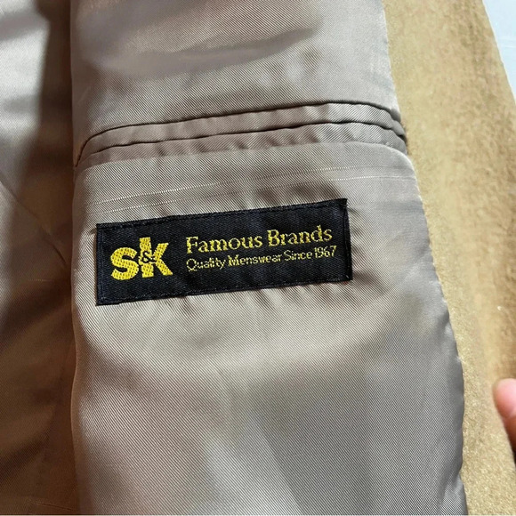 Vintage Tailors Row by Deansgate S&K Blazer Sport Coat Leather Buttons - Picture 6 of 16